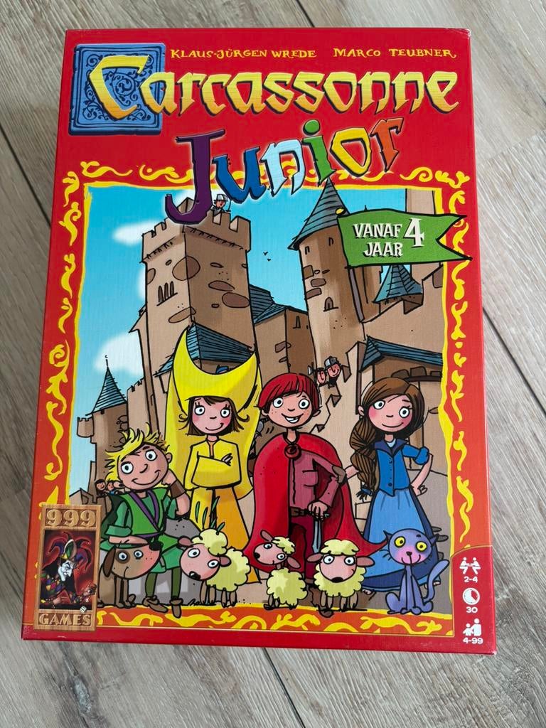 Carcassonne Junior (999 games) Gezelschapsspel, Hobby en Vrije tijd, Ophalen, Zo goed als nieuw