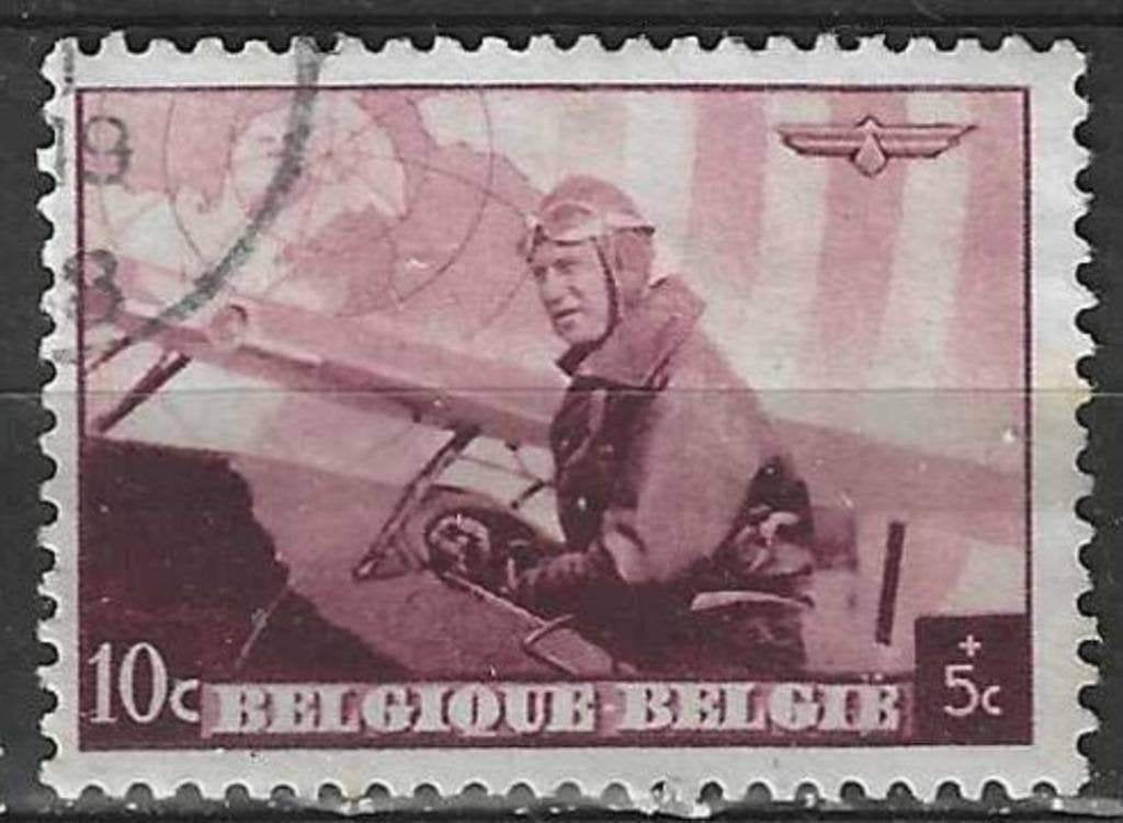 Belgique 1930 - Yvert/OBP 466 - Léopold III - Aviateur (ST), Envoi, Affranchi, Oblitéré, Maison royale