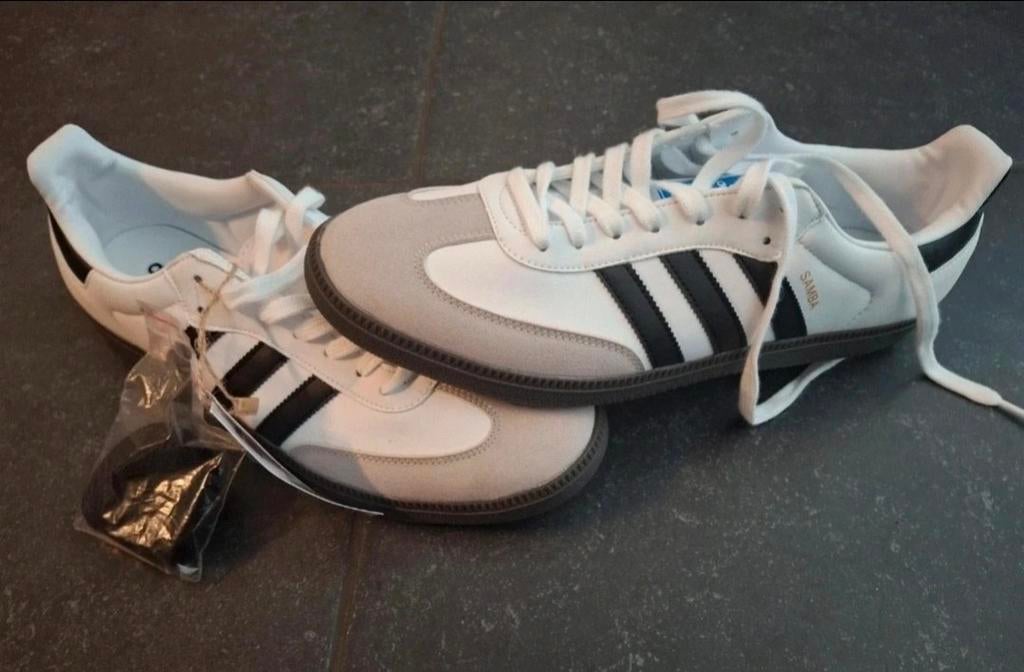 Adidas Samba  44 - NIEUW, Vêtements | Hommes, Chaussures, Neuf, Enlèvement ou Envoi, Adidas, Blanc