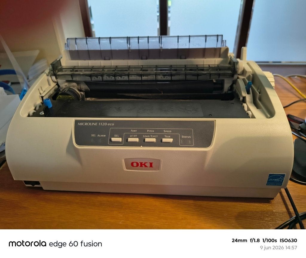 OKI Naaldprinter, Ophalen, Zwart-en-wit printen, Gebruikt, Matrix-printer