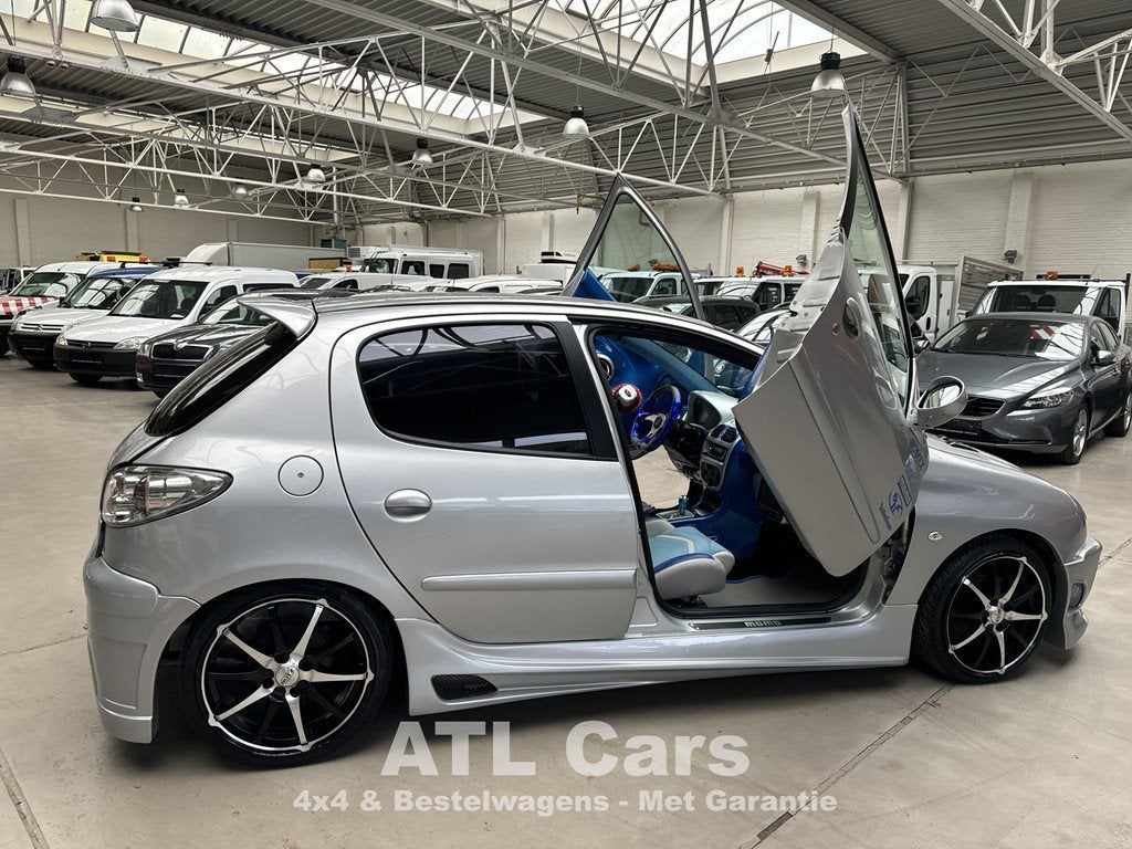 Peugeot 206 1.4 Diesel | LSD Doors | Verlaagd | 1j Garantie, Autos, Cuir, Argent ou Gris, Achat, 50 kW