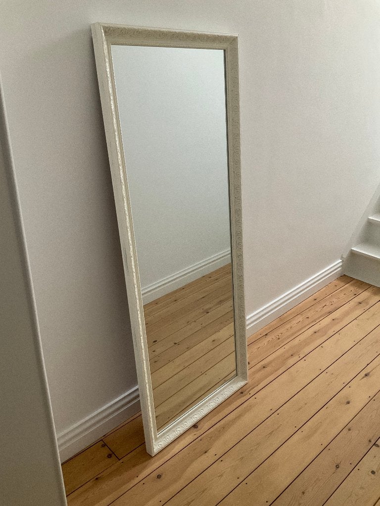Grote rechthoekige spiegel, Huis en Inrichting, Woonaccessoires | Spiegels, Ophalen, Gebruikt, 150 tot 200 cm, Rechthoekig