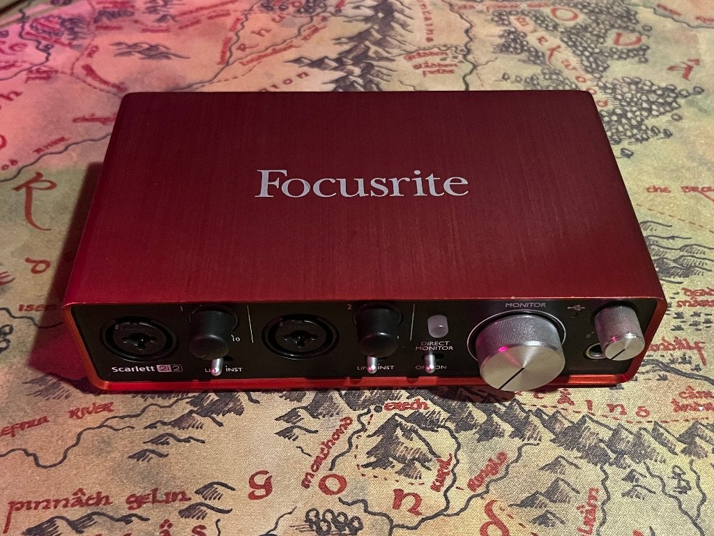 Focusrite Scarlett 2i2 2nd Gen, TV, Hi-fi & Vidéo, Appareils professionnels, Enlèvement, Utilisé, Audio