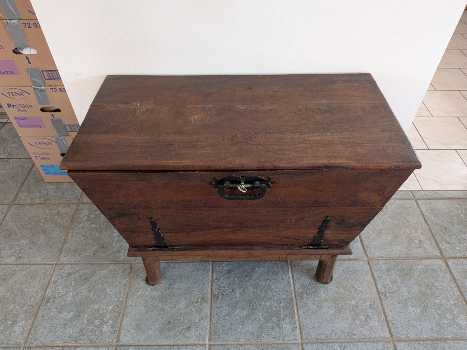 Meuble bar acajou, 50 – 75, 50 à 100 cm, Enlèvement, Utilisé