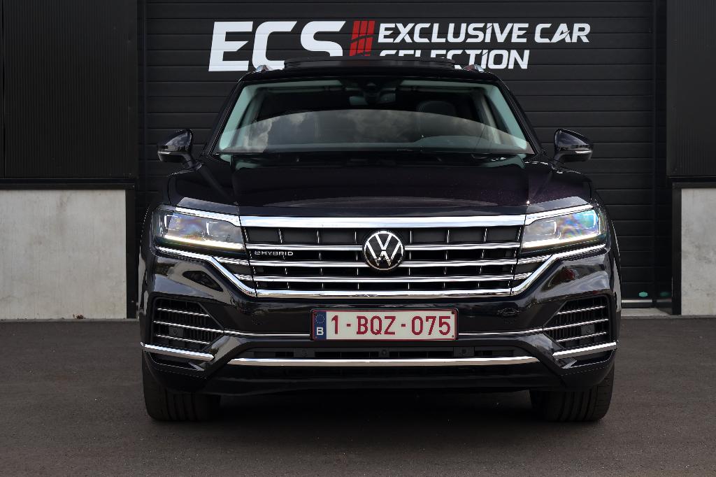Volkswagen Touareg | PHEV | Pano | ACC | Virtual | Memory |, Auto's, Automaat, 2995 cc, Zwart, Leder