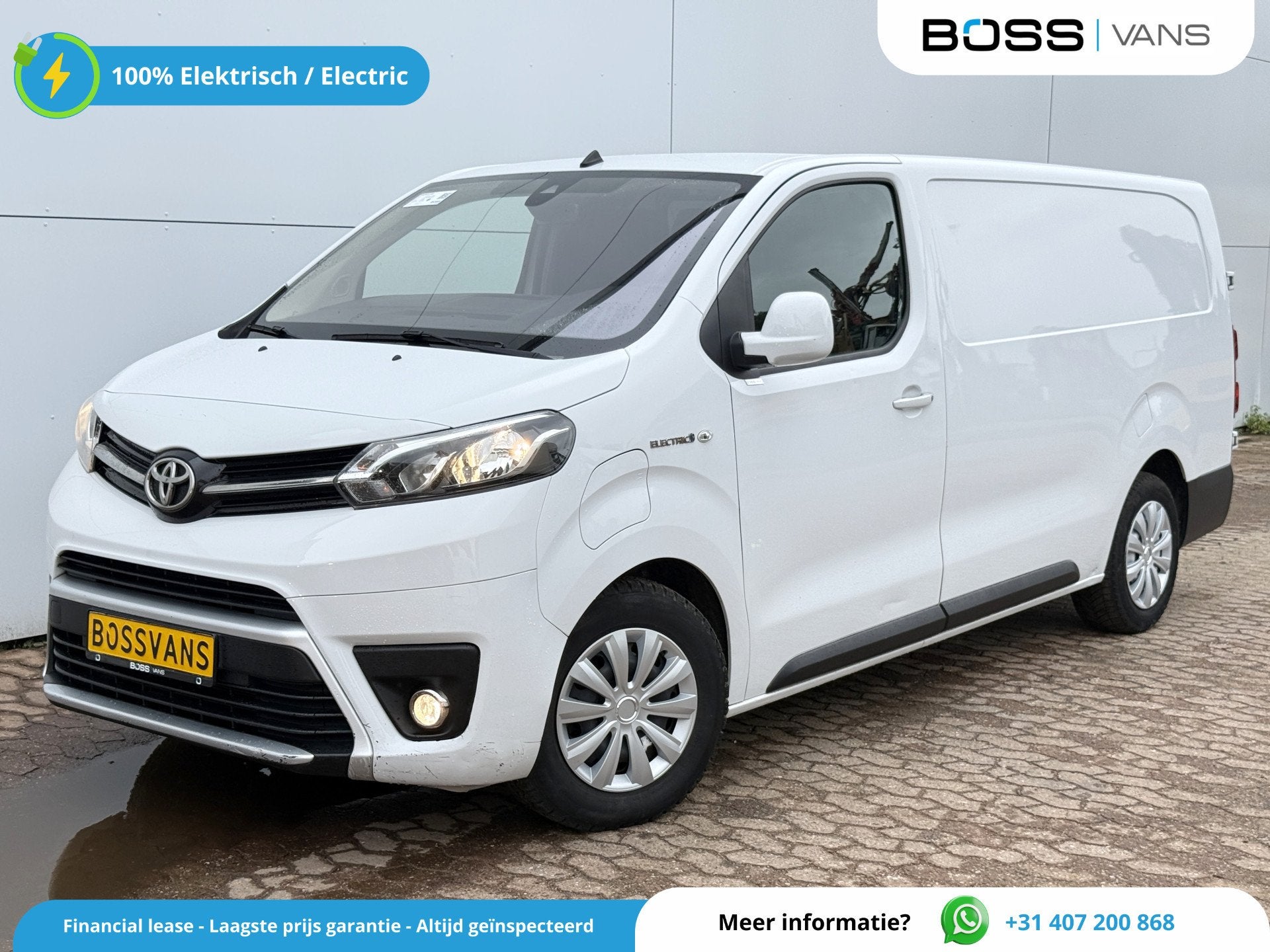 Toyota PROACE Electric 75kWh 136PK L2 Elektrisch 93.3% (SOH), Autos, Camionnettes & Utilitaires, 100 kW, Achat, Entreprise, 3 places