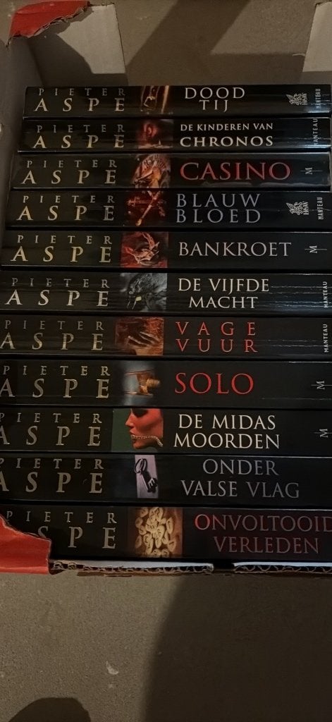 Boeken Pieter Aspe €2/stuk, Boeken, Ophalen, Zo goed als nieuw