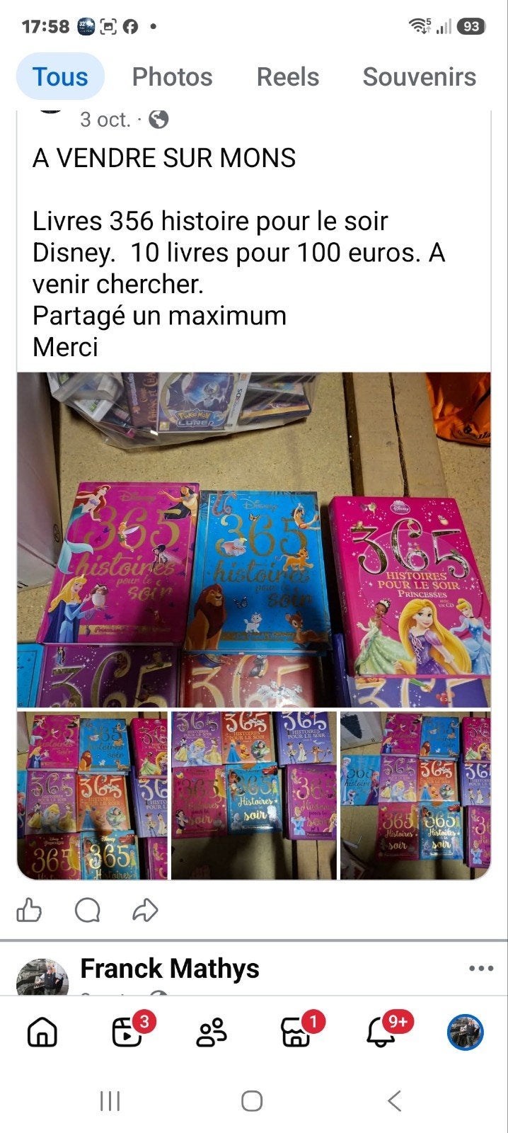 Disney, Collections, Enlèvement ou Envoi