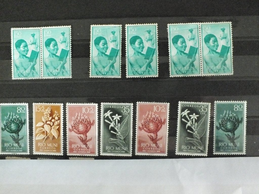 RIO MUNI  lotje postzegels, Verzenden, Postfris