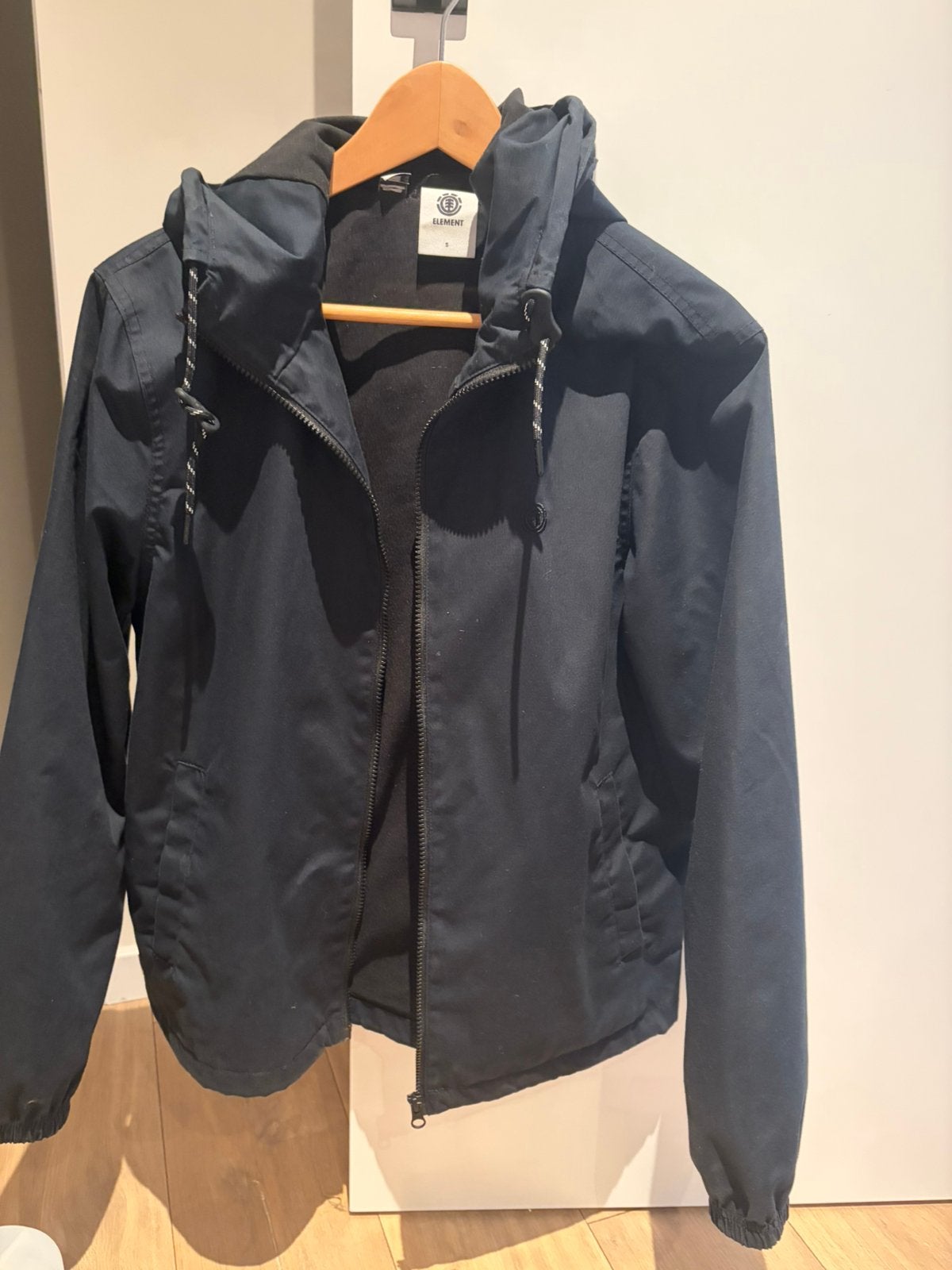 Jas met capuchon Element S, Ophalen of Verzenden, Zo goed als nieuw, Maat 46 (S) of kleiner, Blauw
