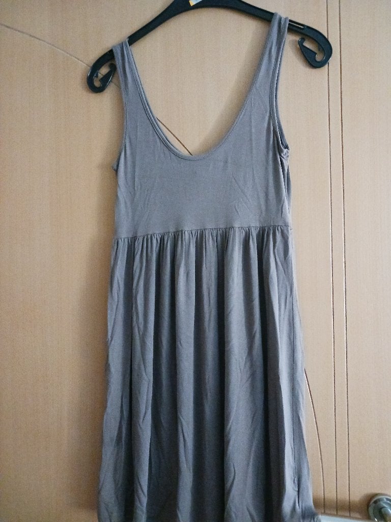 jurkje in t-shirtstof, H&M, Bruin, Ophalen of Verzenden, Zo goed als nieuw