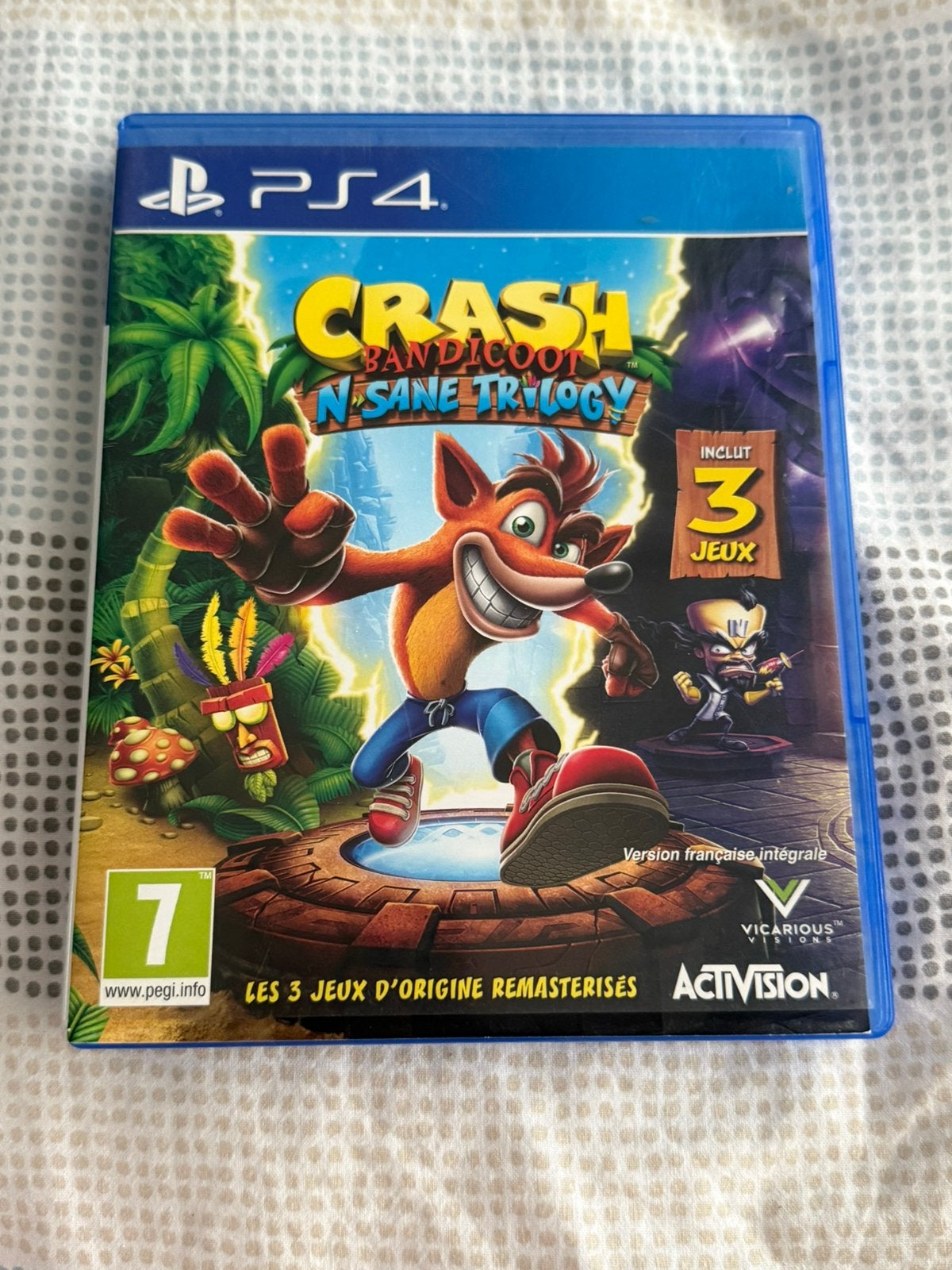 Trilogie Crash Bandicoot N-Same pour PS4, Enlèvement, Comme neuf