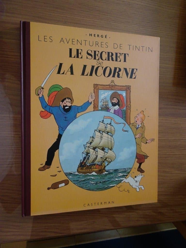 Stripboek Kuifje (groot formaat)  Het geheim van de Eenhoorn, Boeken, Eén stripboek, Ophalen of Verzenden, Zo goed als nieuw, Hergé.