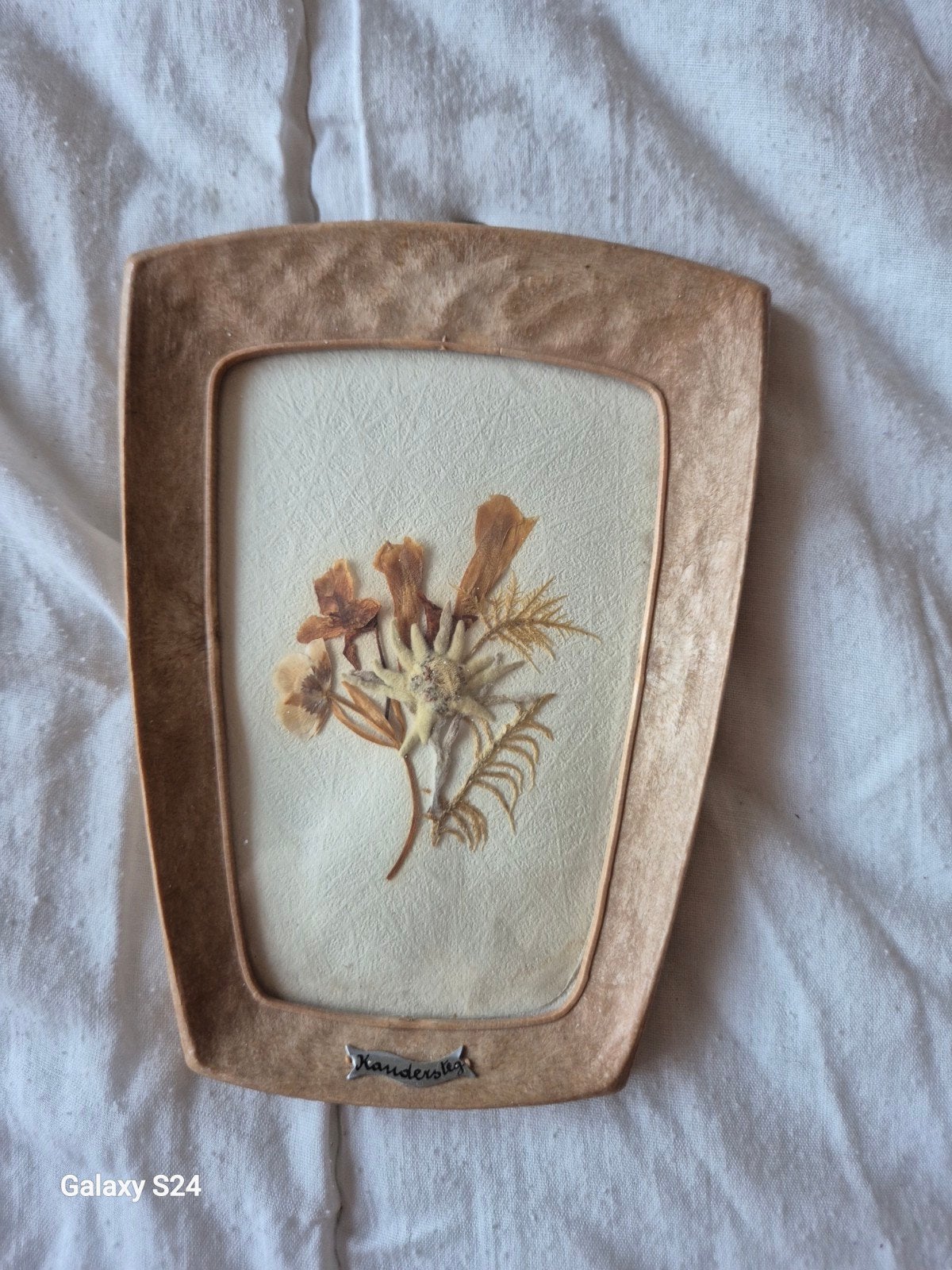 Petit cadre en bois fleuri, Enlèvement, Rectangulaire, Moins de 50 cm