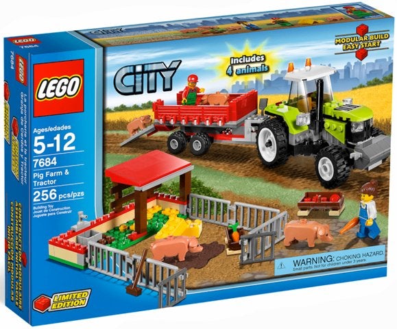 Lego 7684 Pig Farm & Tractor - Sealed, Kinderen en Baby's, Speelgoed | Duplo en Lego, City, Lego, Nieuw, Ophalen of Verzenden
