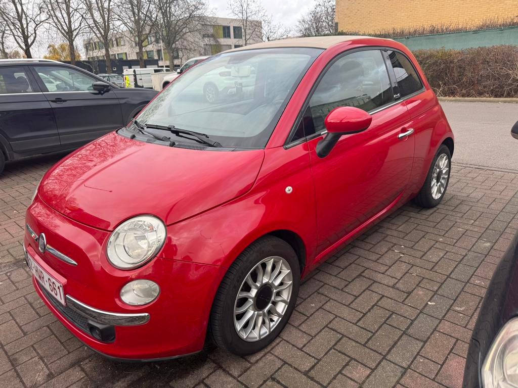 FIAT 500, Apple Carplay, Zwart, Cabriolet, Handgeschakeld