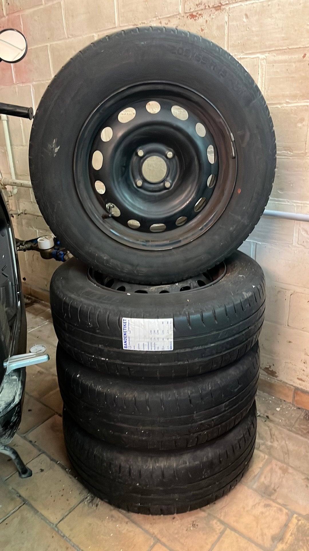 Micheline Banden op velg 205/65 R15, Auto-onderdelen, Ophalen, Gebruikt, 15 inch, 205 mm