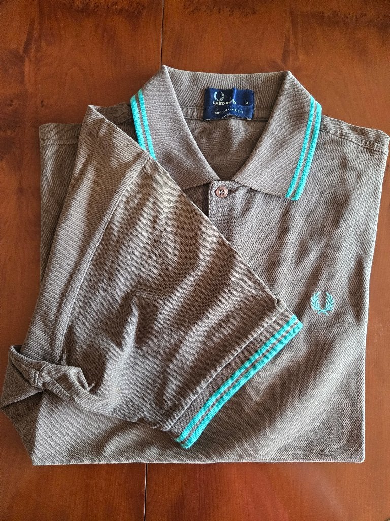 fred perry, Kleding | Heren, Ophalen of Verzenden, Zo goed als nieuw, Maat 52/54 (L), Bruin
