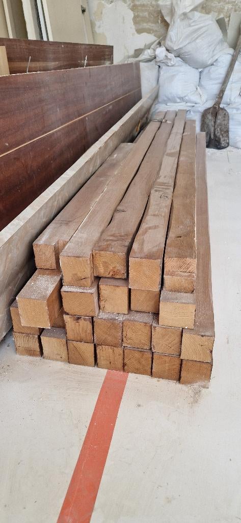 Eiken balken, Ophalen, Gebruikt, Eiken, Balk