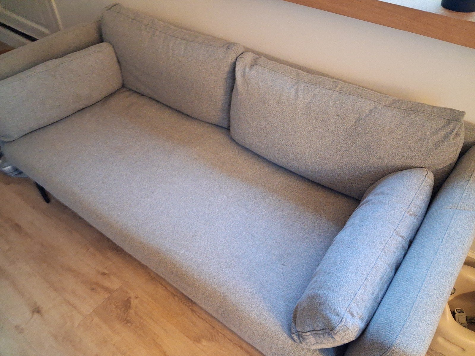 zetel / bank, 150 à 200 cm, Comme neuf, Enlèvement, Tissus