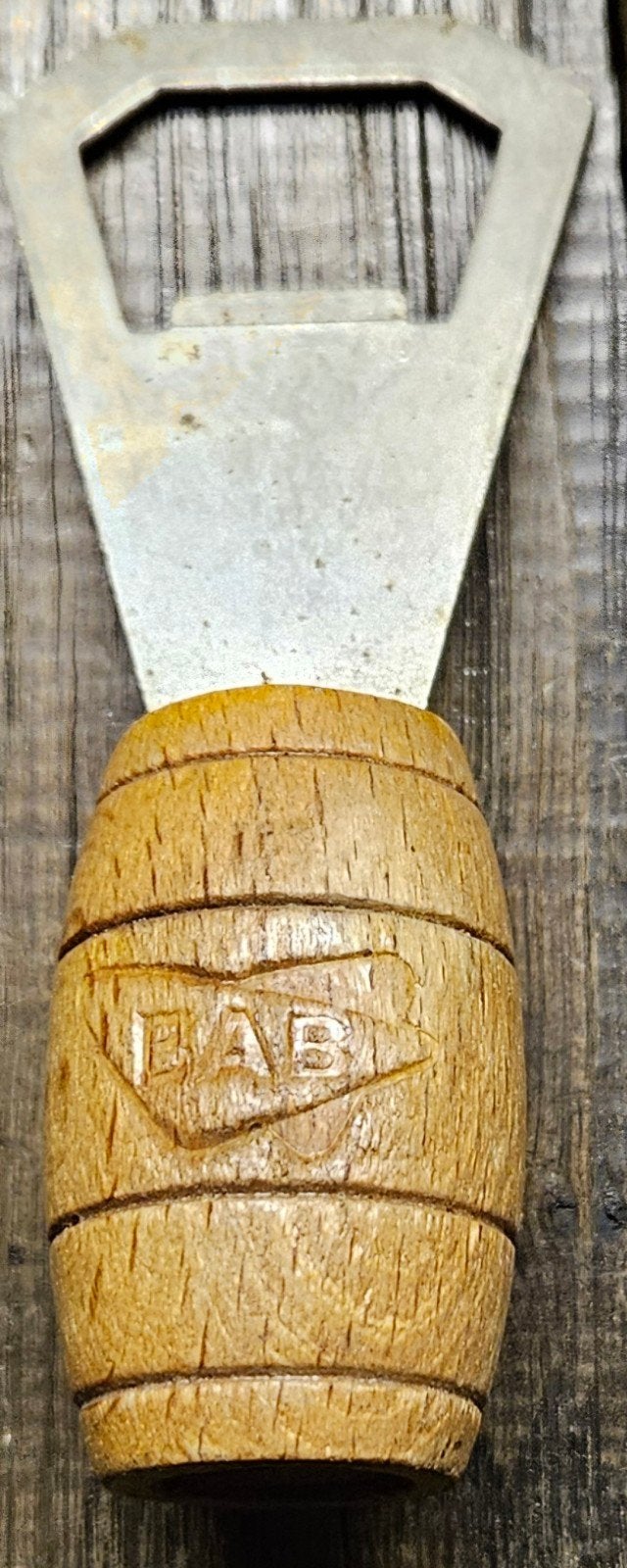 BAB flesopener houten klein biervatje
Dit is een, Ophalen of Verzenden, Flesopener