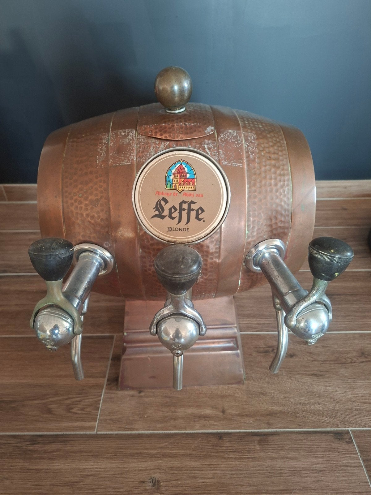 Oude tap, vorm koperen bierton., Verzamelen, Ophalen of Verzenden