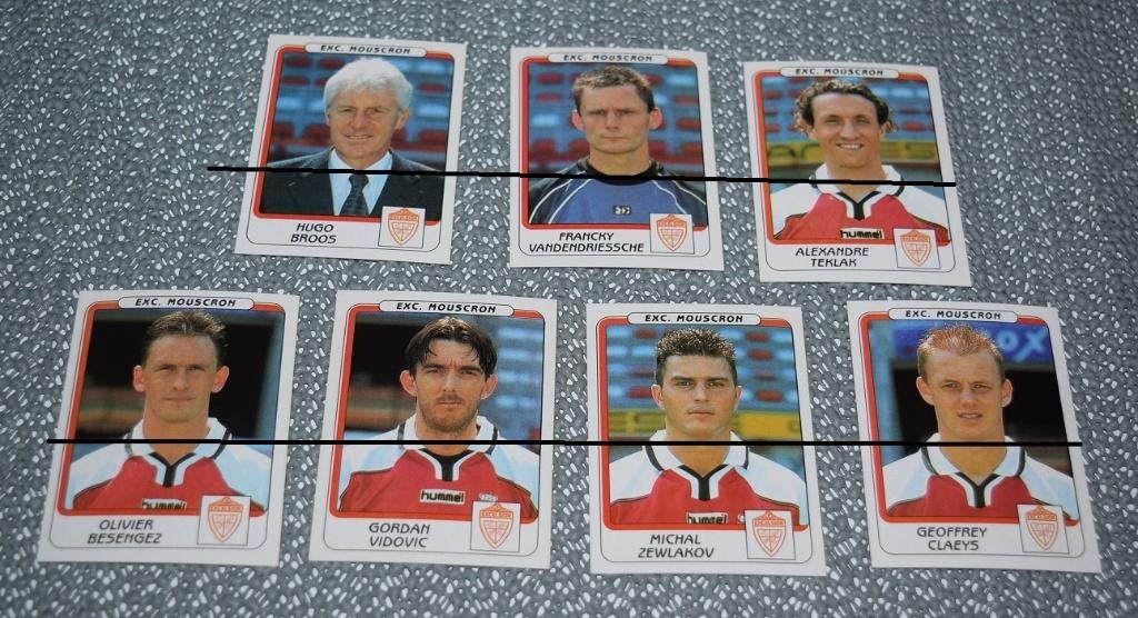 Autocollants Panini Football 2002/EXC Mouscron/17, Enlèvement ou Envoi, Comme neuf, Affiche, Image ou Autocollant