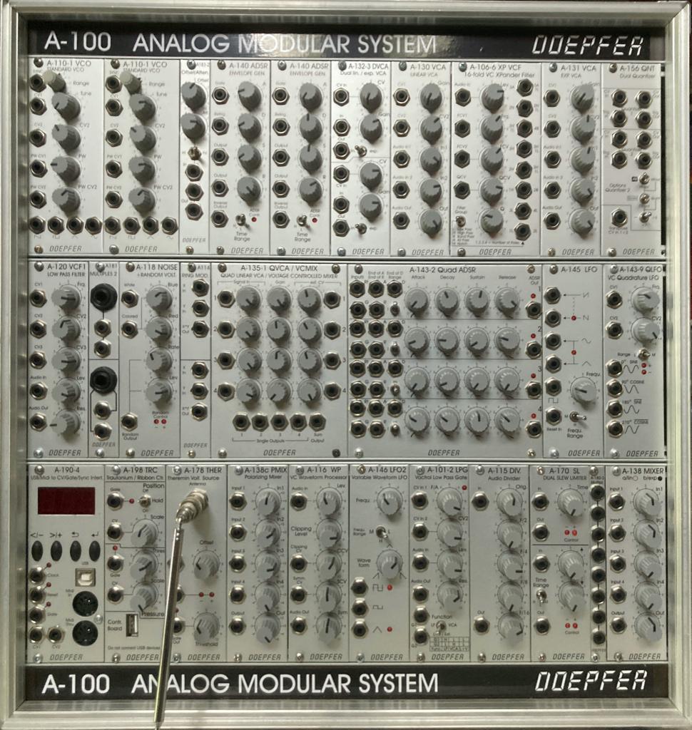 Système DOEPFER A-100 + Ribbon, Musique & Instruments, Modules de son, Enlèvement ou Envoi, Comme neuf, Autres marques