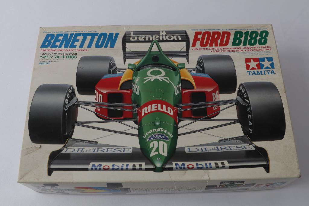 1/20 Tamiya Benetton Ford B188, Auto, Groter dan 1:32, Ophalen of Verzenden, Zo goed als nieuw