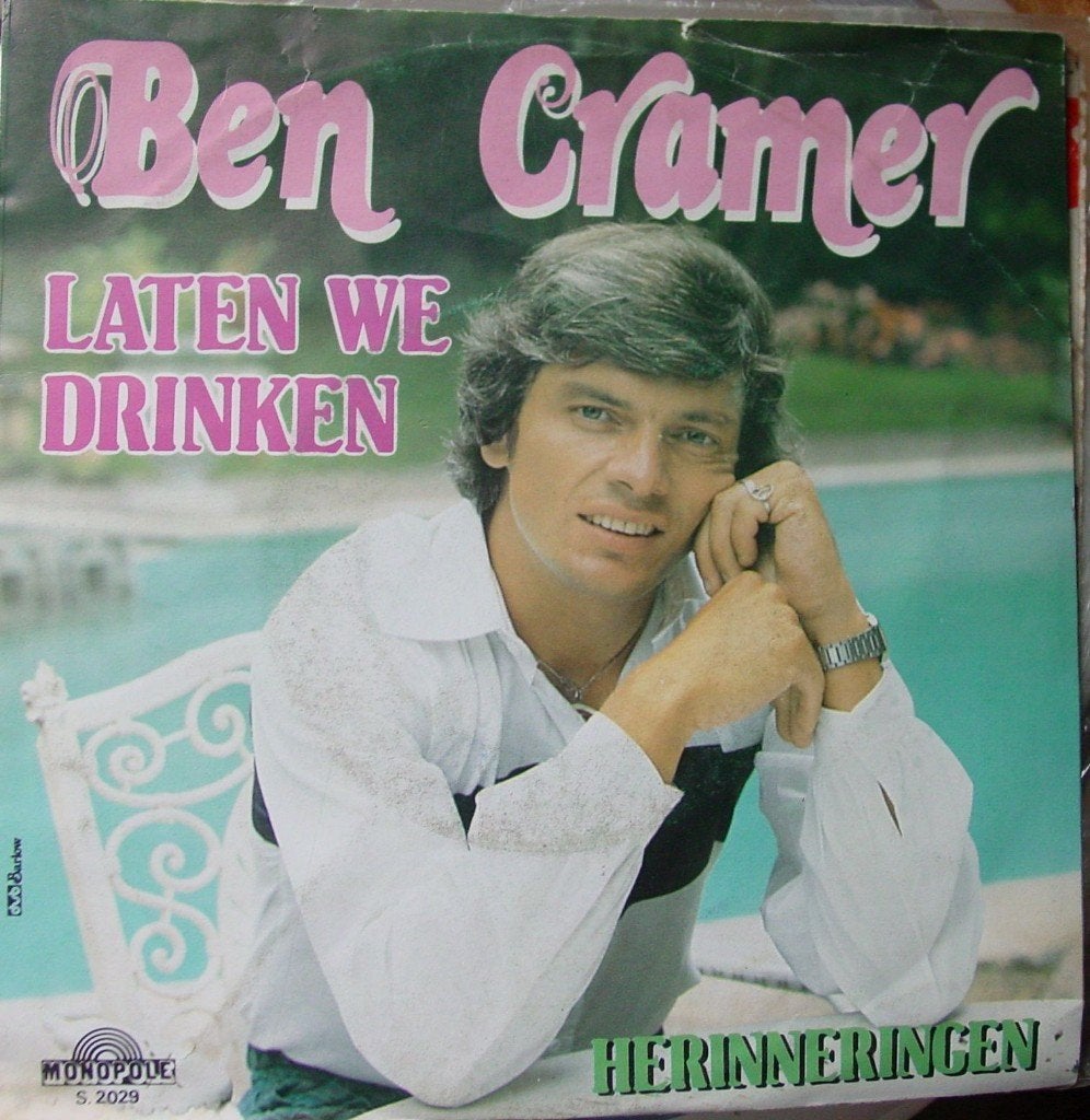 45T 7INCH VINYL SINGLE BEN CRAMER, Enlèvement ou Envoi
