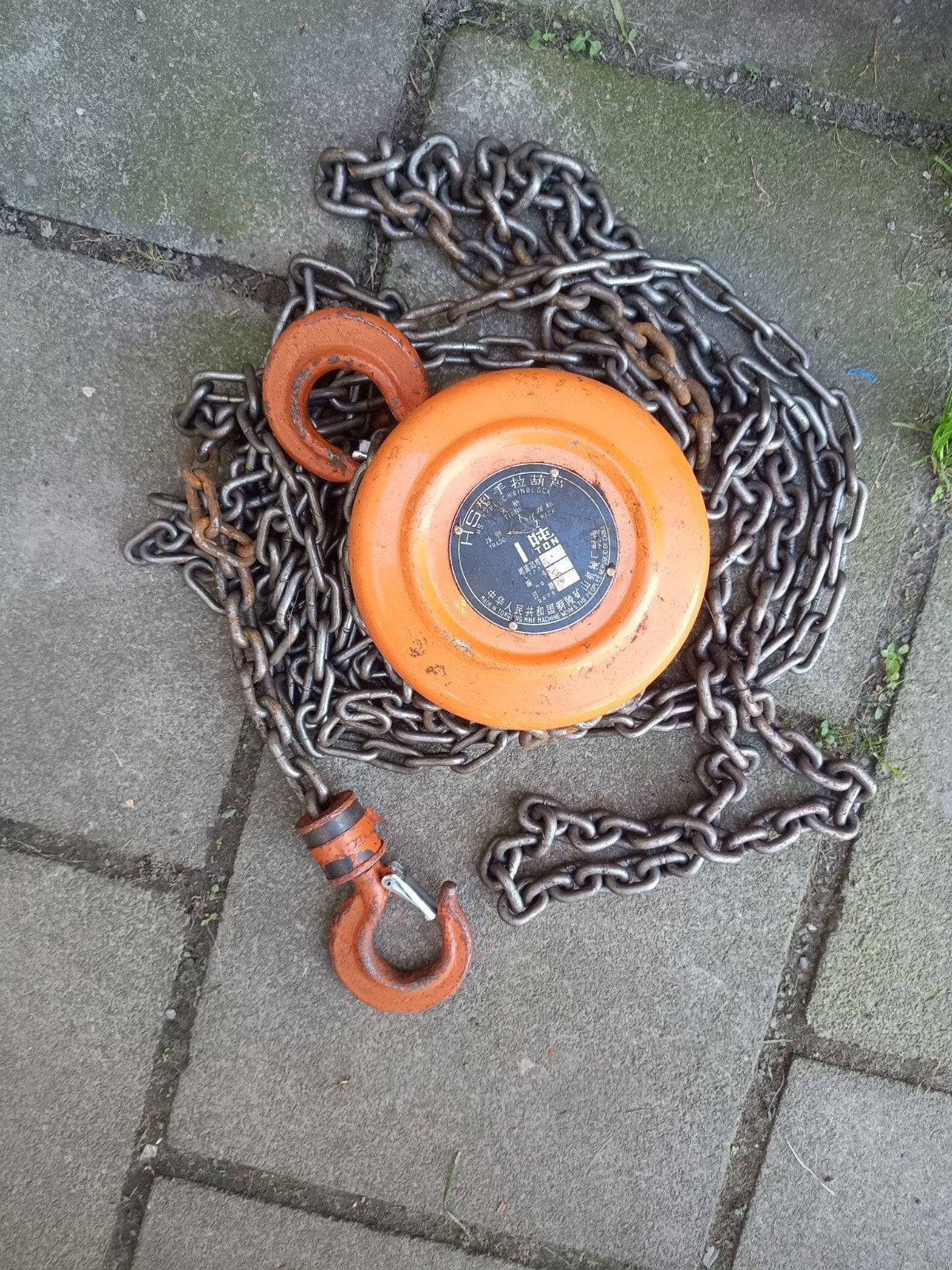 takel 1 ton, Doe-het-zelf en Bouw, Ophalen