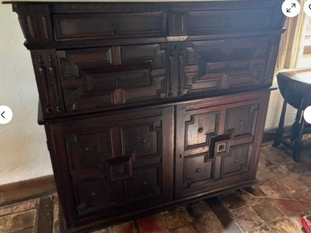 kast antiek, Huis en Inrichting, Kasten | Kleerkasten, Ophalen, Gebruikt, 100 tot 150 cm, Eikenhout