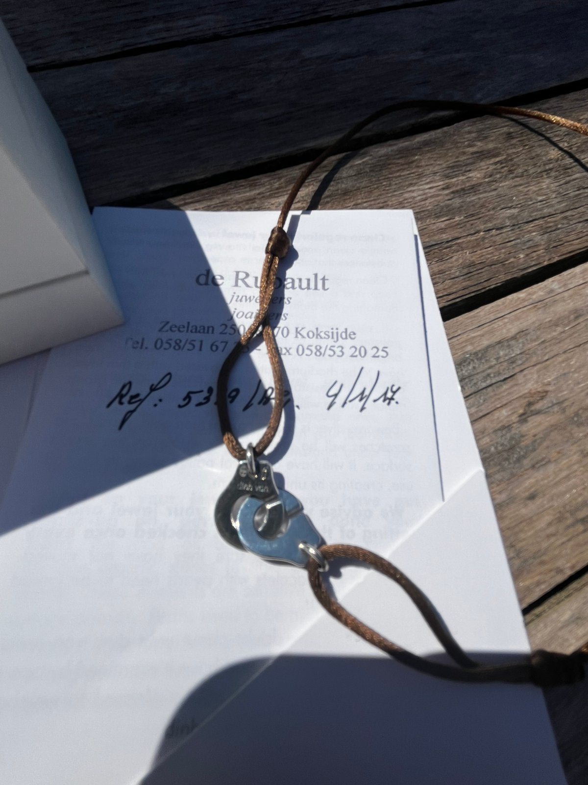 Dinh Van collier menottes, Ophalen of Verzenden, Zo goed als nieuw, Zilver, Zilver