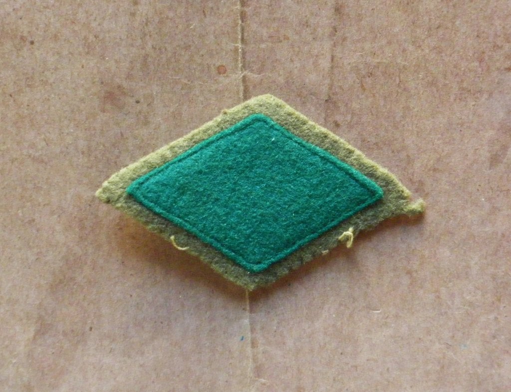 Insigne de manche gauche de signaleur téléphoniste AB-BL, Envoi, Armée de terre, Emblème ou Badge