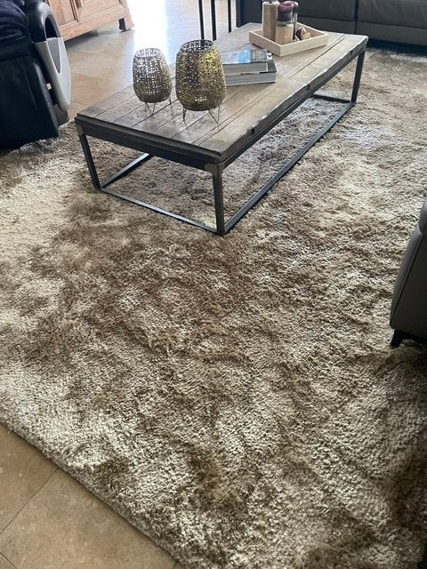 Tapijt - hoogpolig -  400cm  x 350 cm, Huis en Inrichting, Stoffering | Tapijten en Vloerkleden, Ophalen, Zo goed als nieuw