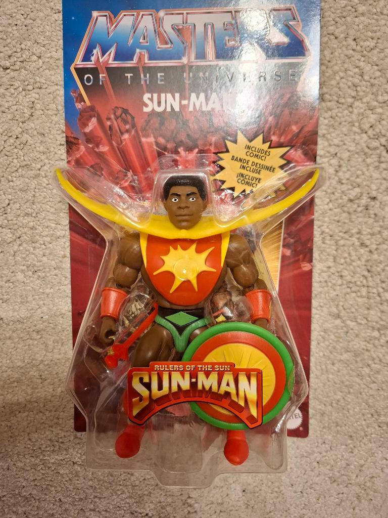 MOTU Sun Man, Kinderen en Baby's, Speelgoed | Actiefiguren, Ophalen of Verzenden, Nieuw