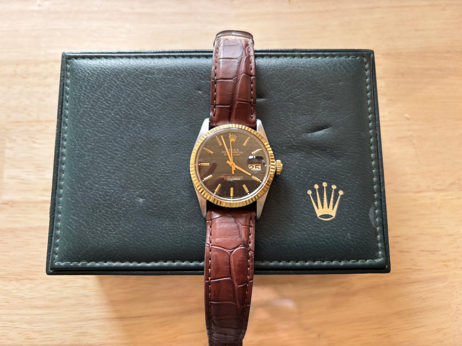 Rolex datejust Or Acier, Bijoux, Sacs & Beauté, Montres | Hommes, Rolex, Enlèvement ou Envoi, Comme neuf, Or
