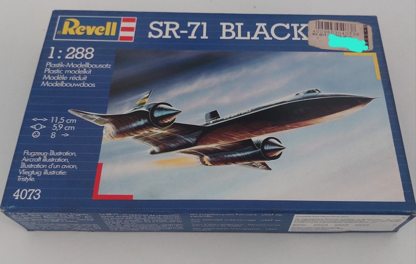 Kit de maquette Revell SR-71 Blackbird à l'échelle 1/288, Hobby & Loisirs créatifs, Enlèvement ou Envoi, Comme neuf, Avion, 1:200 ou moins
