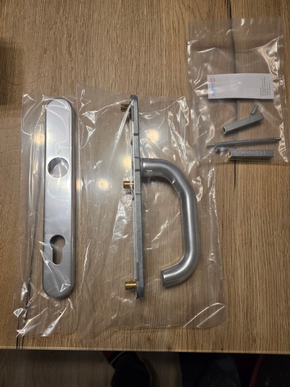 HOPPE Paris NEUVE deurbekleding, Doe-het-zelf en Bouw, Ophalen of Verzenden, Nieuw, Inox, Klink of Kruk
