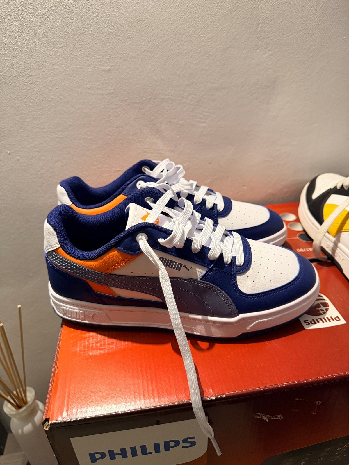 Baskets enfants Puma Caven III Block taille 39, Neuf, Enlèvement, Blanc, Baskets
