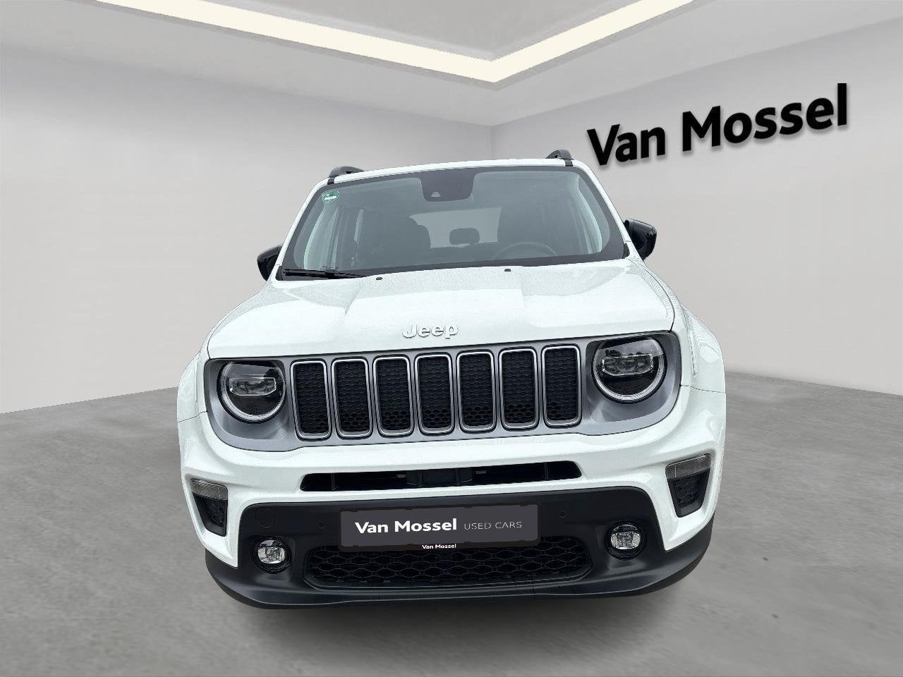 Jeep Renegade 1.5T e-Hybrid Limited, Stof, Gebruikt, 4 cilinders, Wit