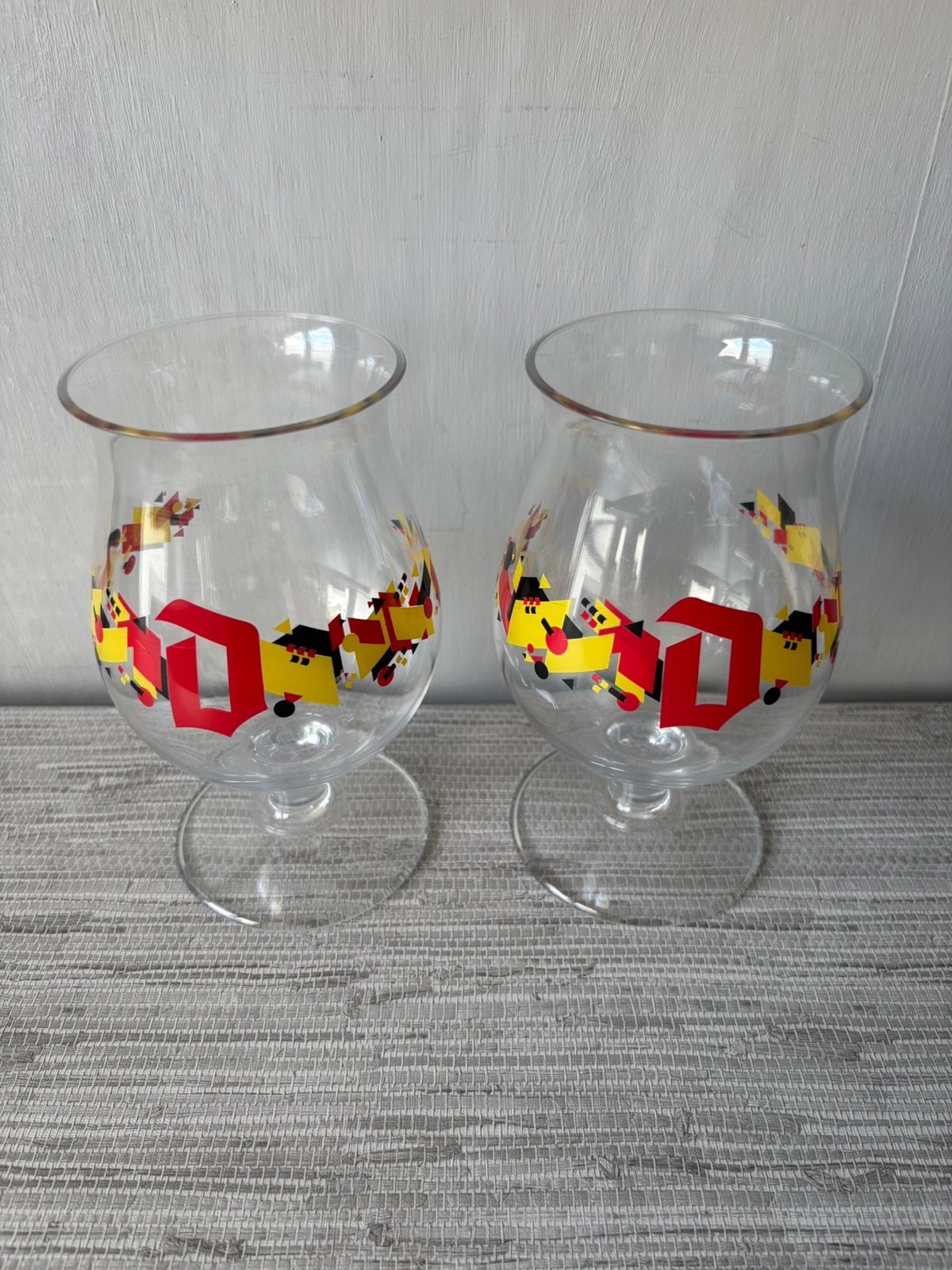 2 verres de collection DUVEL TRITAN (5€ pièce), Enlèvement ou Envoi, Comme neuf