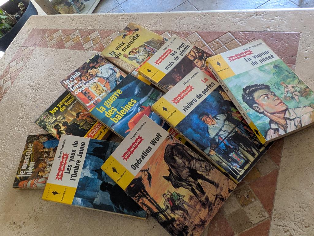 Lot de 10 marabouts "junior" BM de Henri Vernes pour 9€., Boeken, Fantasy, Verzenden, Gelezen, Henri Vernes.