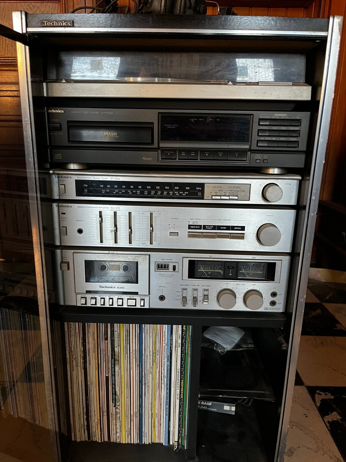 Vintage Technics  stereo toren, Audio, Tv en Foto, Stereoketens, Ophalen, Gebruikt, Tuner of Radio, Overige merken