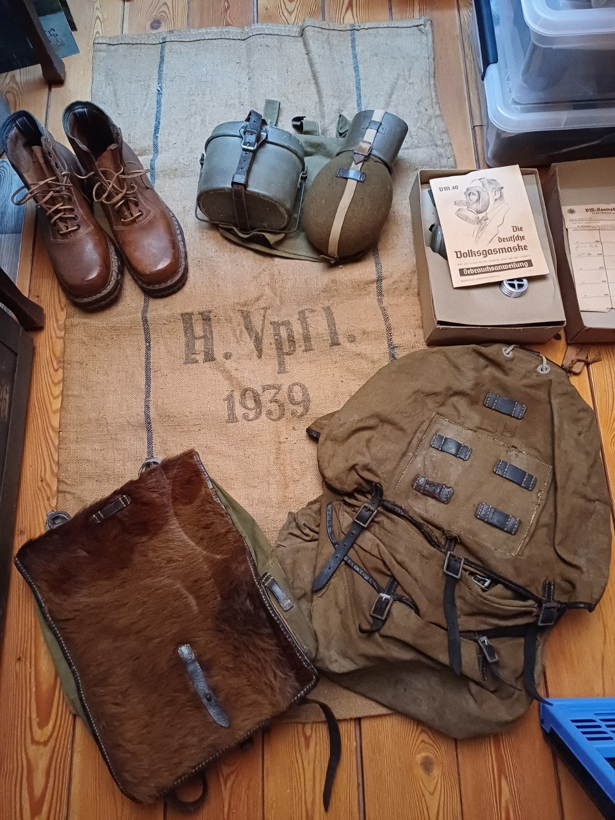 Inkrimpen wo2 verzameling, Verzamelen, Militaria | Tweede Wereldoorlog, Ophalen, Landmacht, Kleding of Schoenen