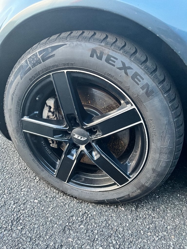 Jantes alu Golf IV 5x100, Autos : Pièces & Accessoires, Pneus & Jantes, Pneus hiver, 16 pouces, Véhicule de tourisme, 205 mm