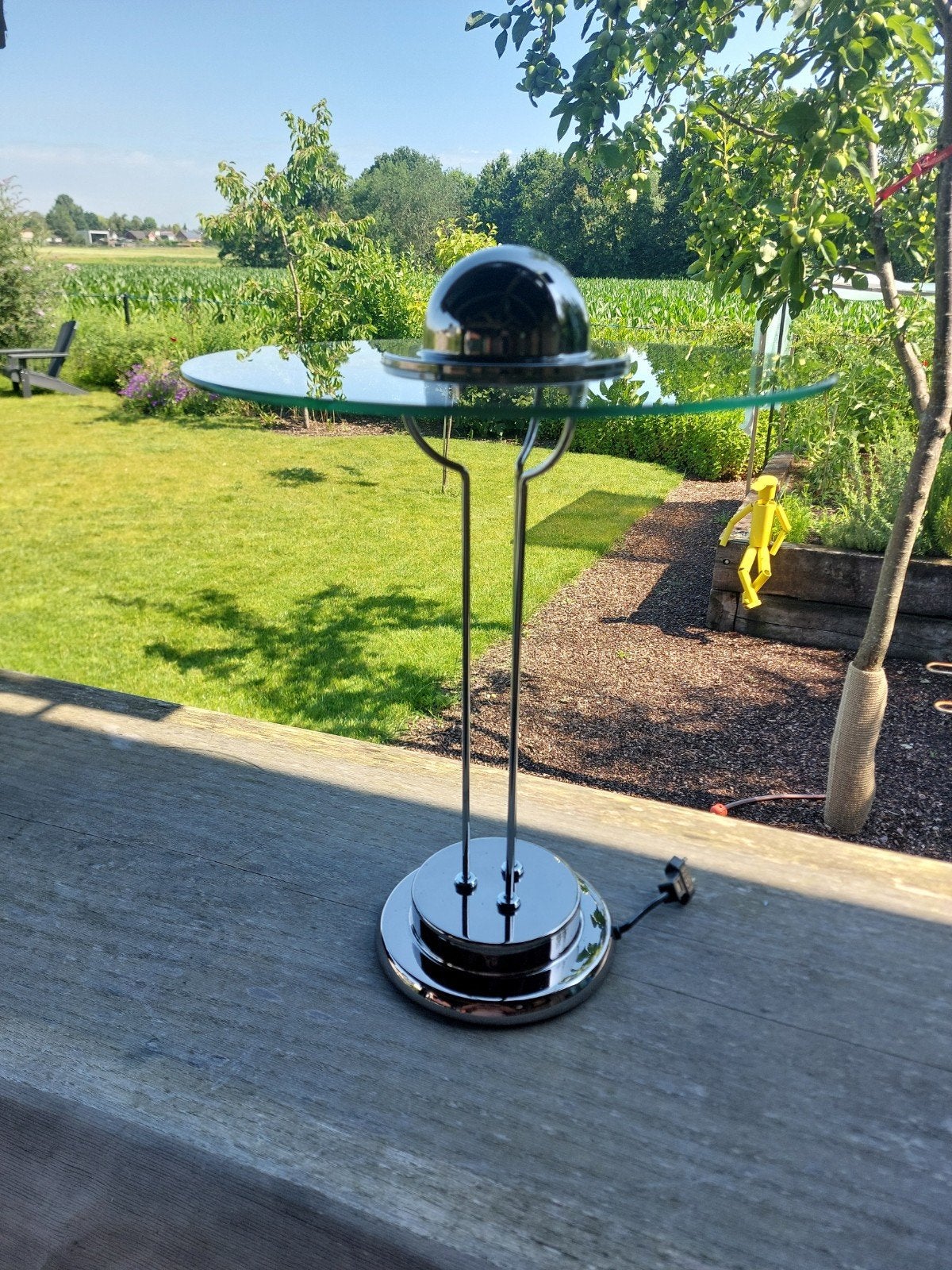Massive Space Age UFO-tafellamp, Ophalen of Verzenden