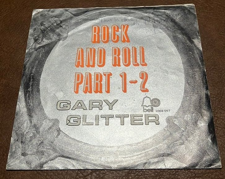 Gary Glitter ‎– Rock And Roll Part 1 & 2 - 7” vinyl single, Enlèvement ou Envoi