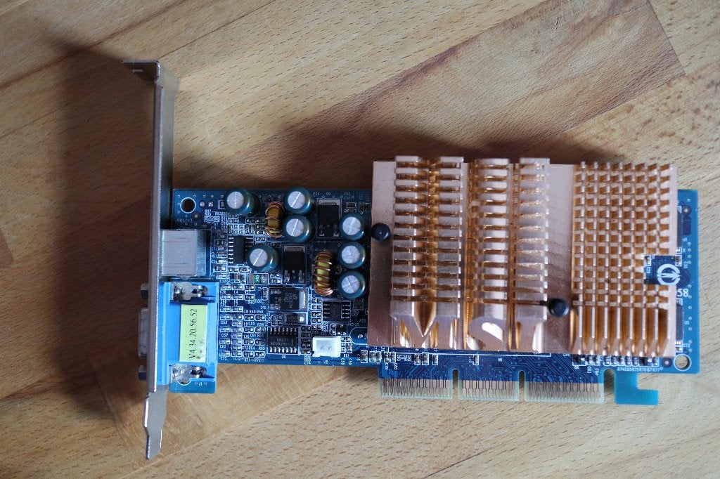 Nvidia FX5200 AGP videokaart 128Mb 64-bit, Gebruikt, GDDR, VGA, Ophalen of Verzenden