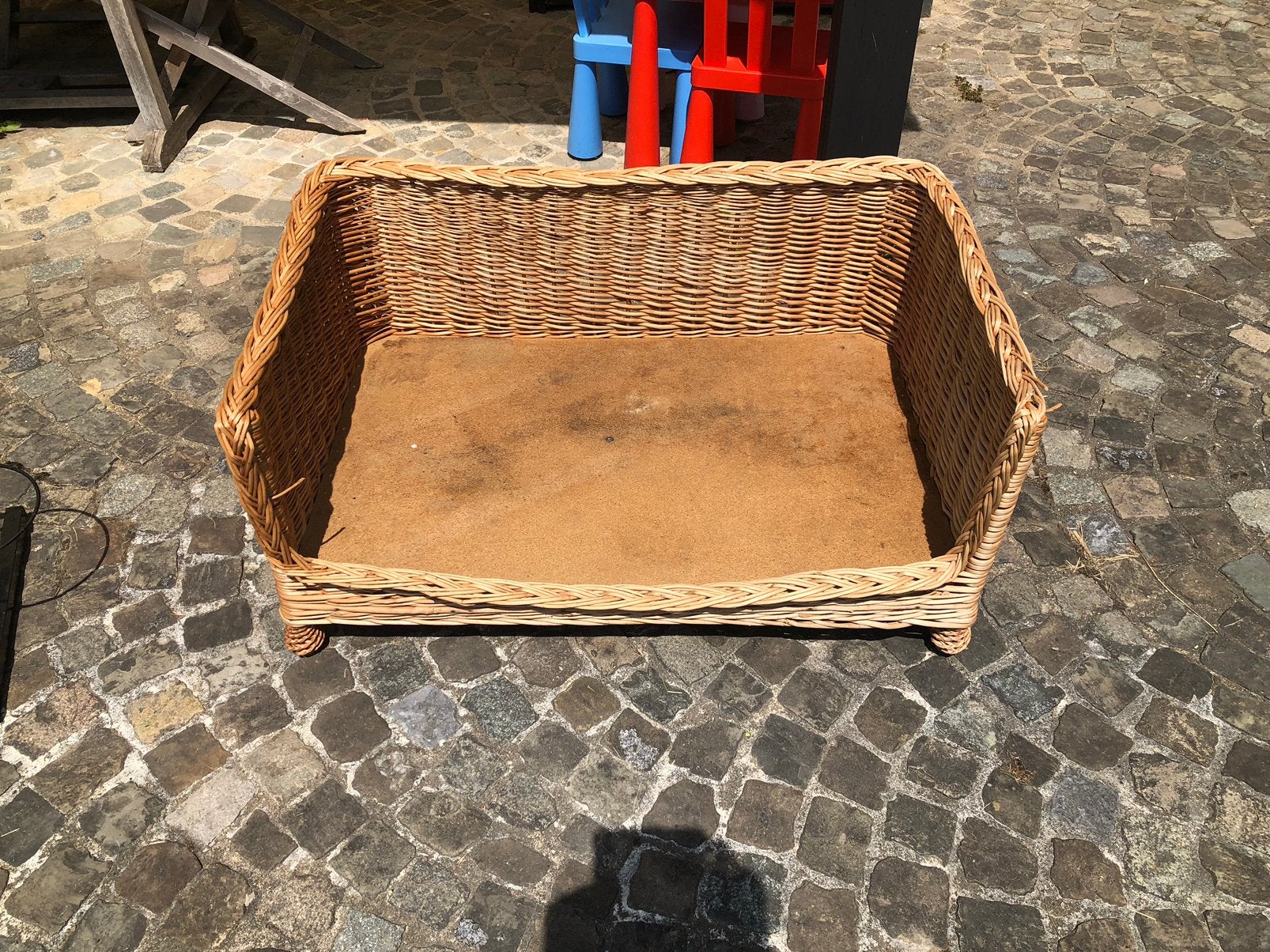Panier en osier pour chien ou chat, Enlèvement, Utilisé